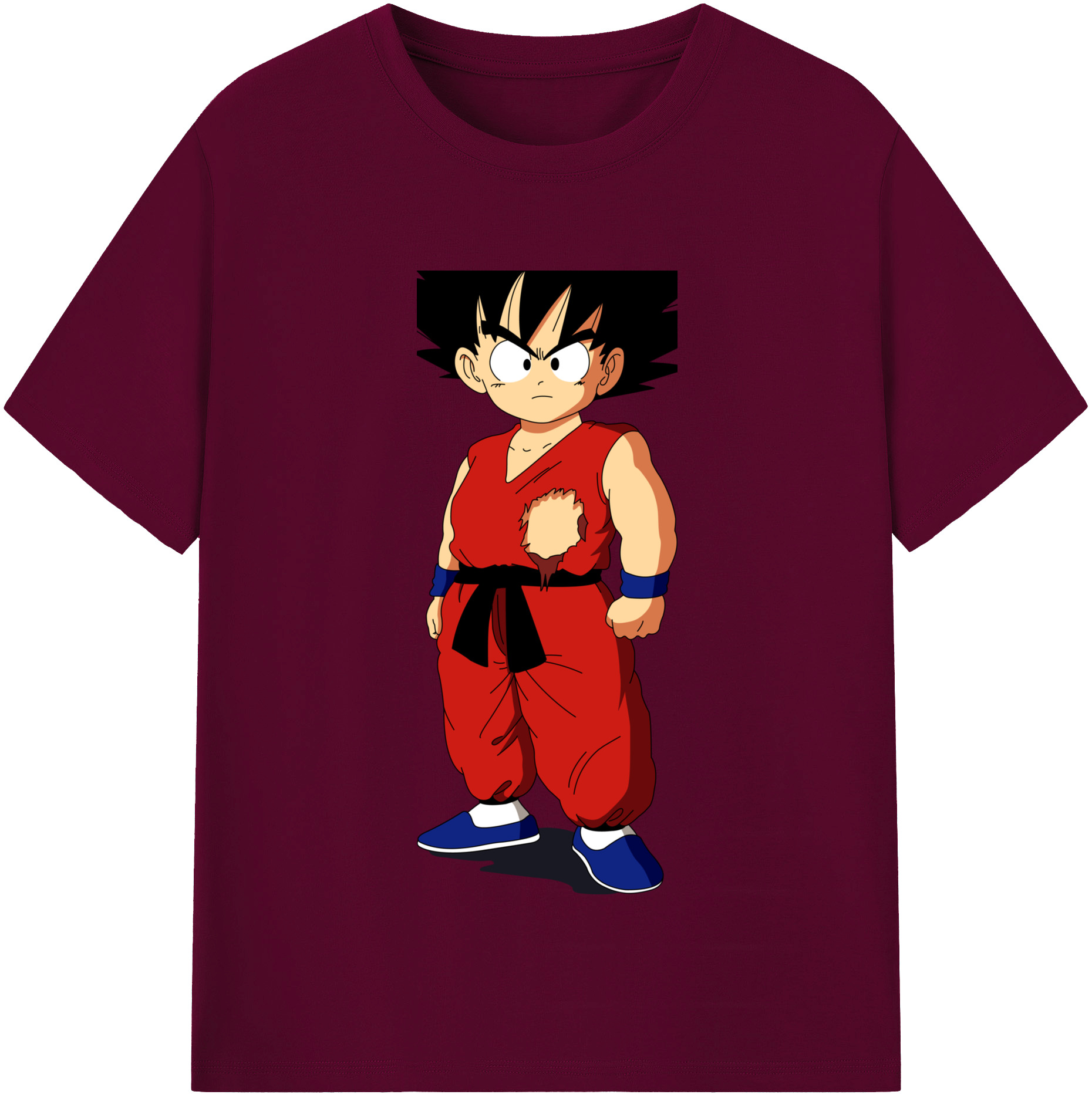 （画像用） ドラゴンボール 孫悟空（そん ごくう）Son Goku カカロット DRAGON BALL Kakarotto レディースカジュアルプリントTシャツ（綿100％）